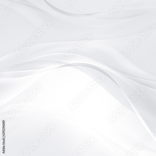Elegant grey and white modern bright waves art. Blurred pattern effect background. Abstract creative graphic. Decorative wallpaper style.