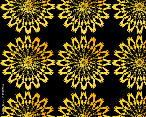 Colorful geometric decorative pattern for textile printing and amazing wallpaper 