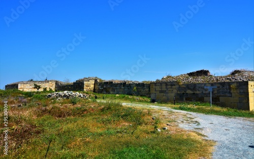 Ruins of Histria Fortress, Constanta County - Romania 29.Aug.2018. The Histria fortress was the oldest certified city on the current territory of Romania 630 BC.