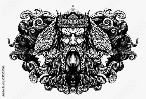 King of the seas with guards