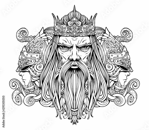 King of the seas with guards