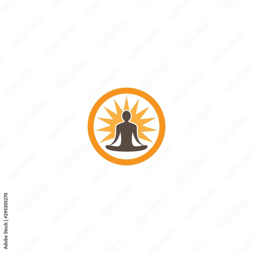 Yoga logo template vector icon design Yoga logo template vector icon design