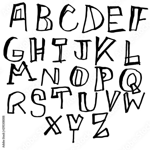 fun hand drawn font collection