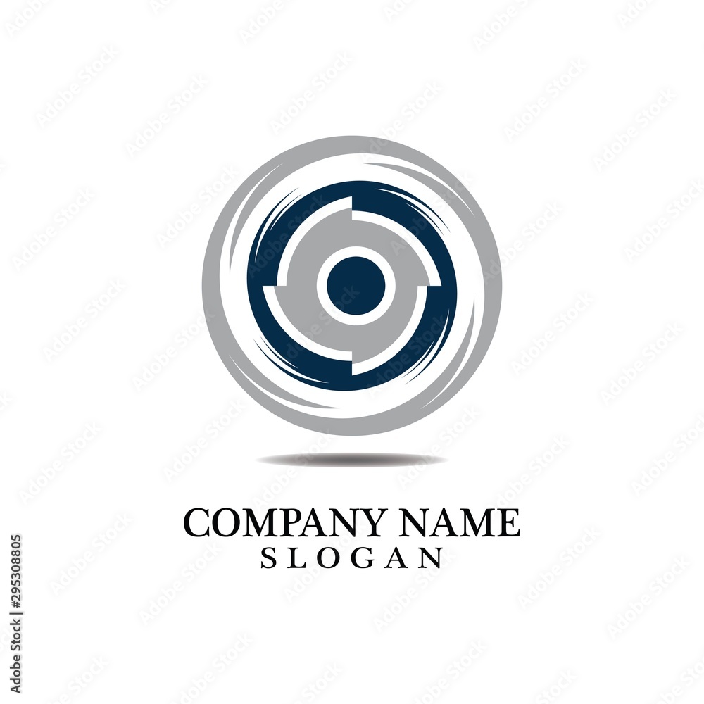 Vortex circle logo and symbols template icons app Vortex circle logo and symbols template icons app