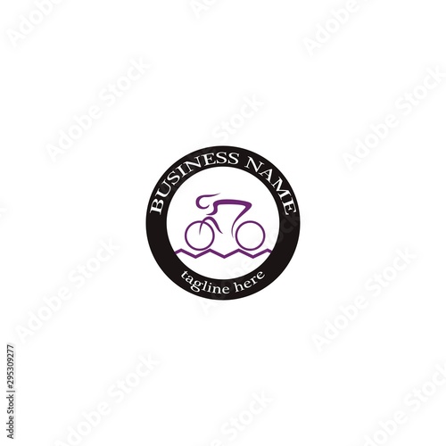 Bike logo template vector icon