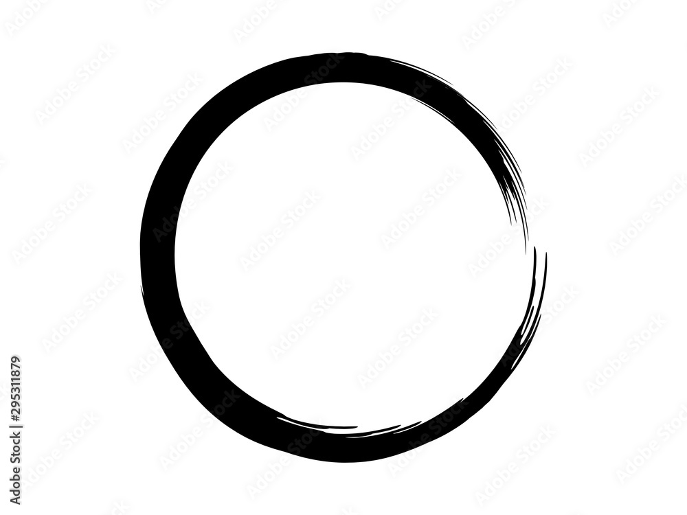 Grunge black circle made for marking.Grunge isolated black oval frame. Grunge black circle made for marking.Grunge isolated black oval frame.