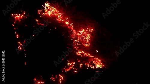 steel wool fire burn