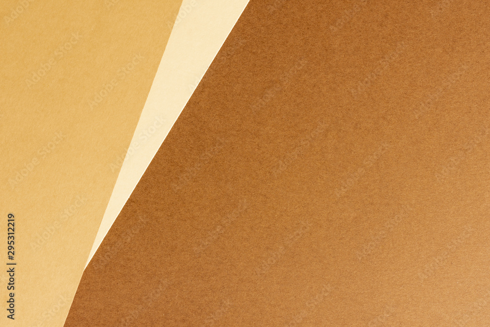 Minimalist blank brown cardboard sheets with copy space Minimalist blank brown cardboard sheets with copy space