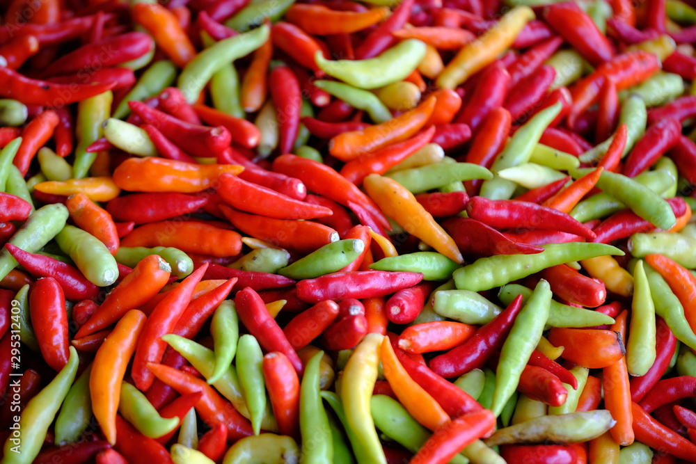 Indonesia Sumba Pasar Inpres Matawai - mixed chili peppers Indonesia Sumba Pasar Inpres Matawai - mixed chili peppers
