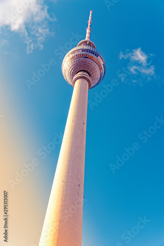 The TV tower in Berlin capital Germany