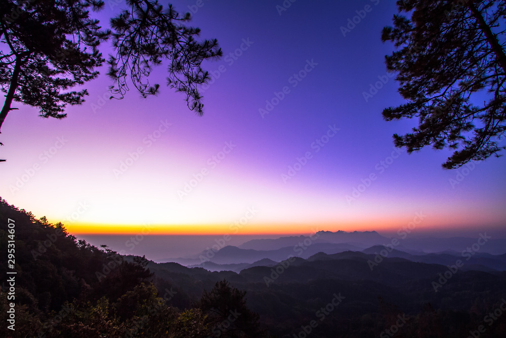 sunrise in mountains sunrise in mountains