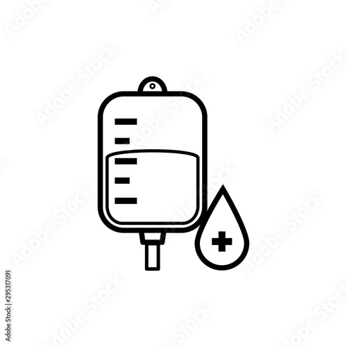 infusion icon trendy flat design