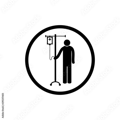 infusion icon trendy flat design