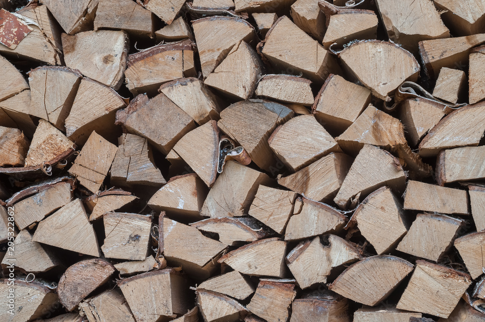 stacked pile of firewood for fireplace and stove stacked pile of firewood for fireplace and stove