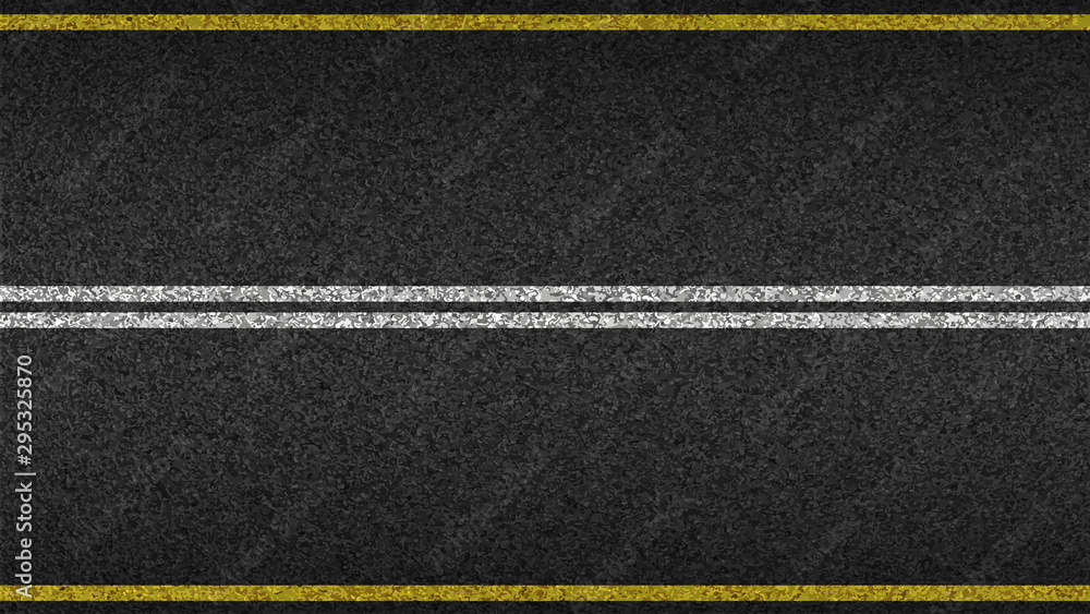 Asphalt highway textured vector background. Paved road with a dividing stripes Asphalt highway textured vector background. Paved road with a dividing stripes