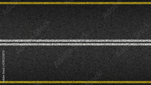 Obraz na plátne Asphalt highway textured vector background