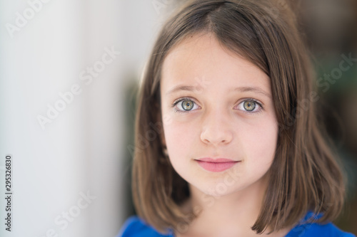 9 years old girl portrait