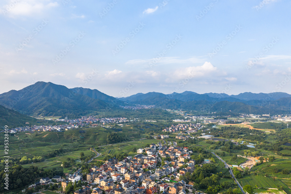 Fototapeta premium village in mountain