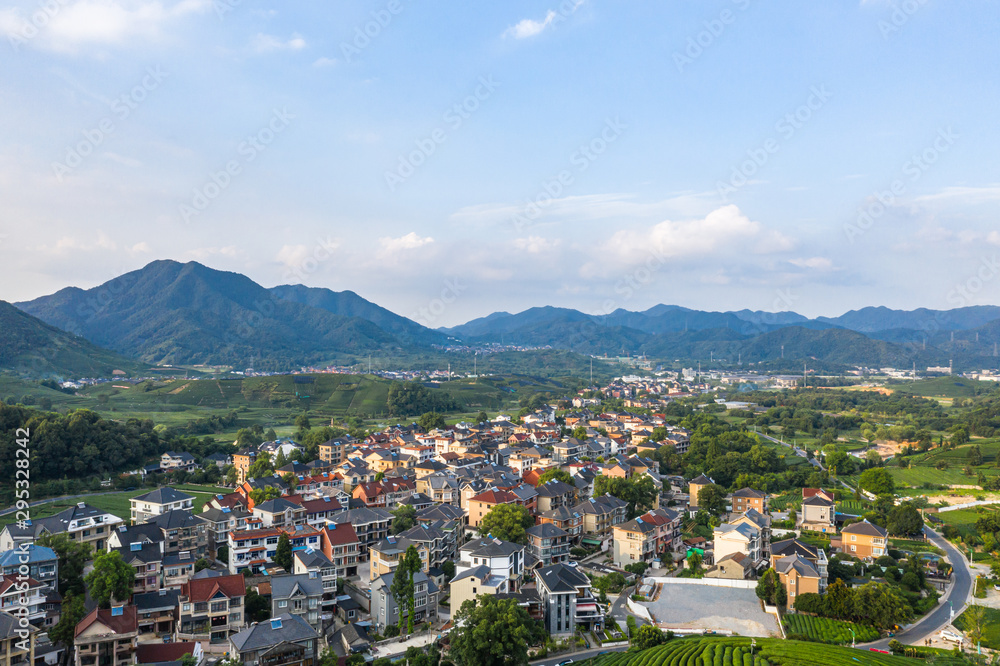 Obraz premium village in mountain