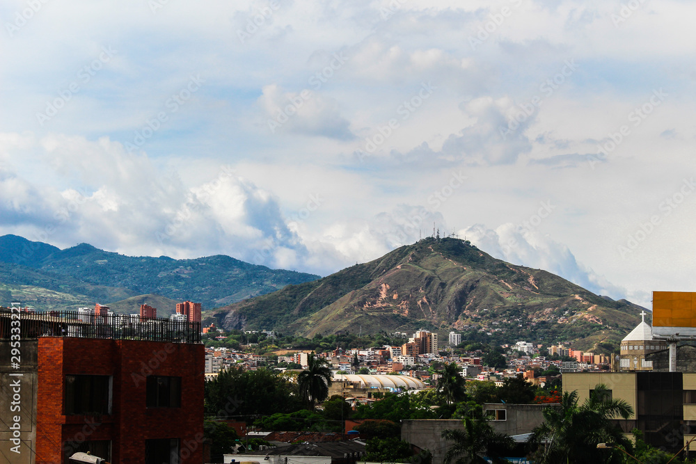 Photography of a beautiful and gorgeous landscape in the city of Cali, Colombia. The so called 
