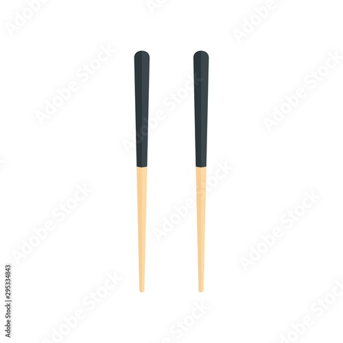 Japan chopsticks icon. Flat illustration of japan chopsticks vector icon for web design