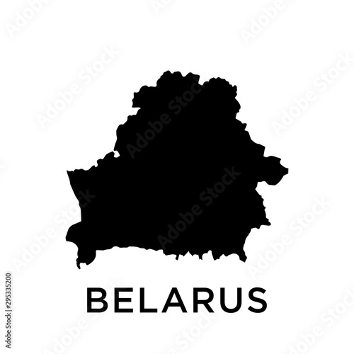 Belarus map vector design template