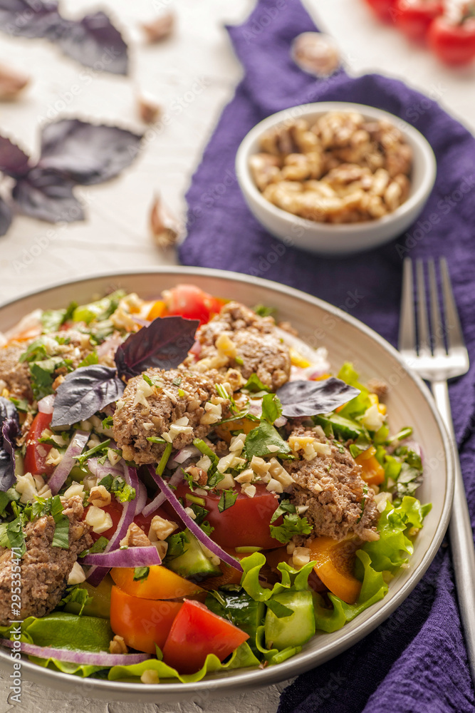 Bright vegetable salad Bright vegetable salad