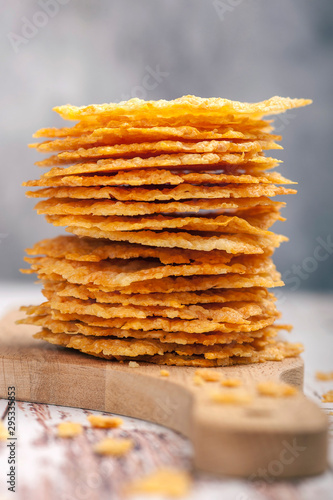 Parmesan chips.