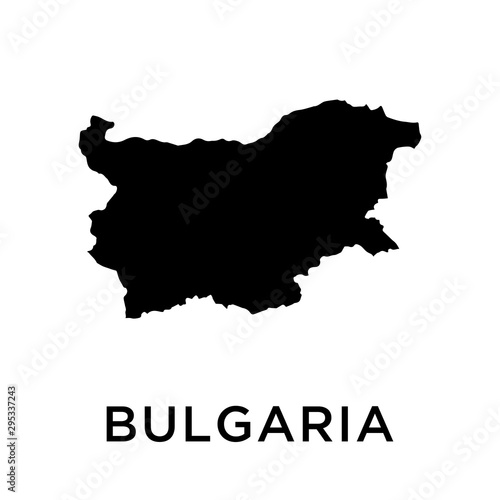 Bulgaria map vector design template