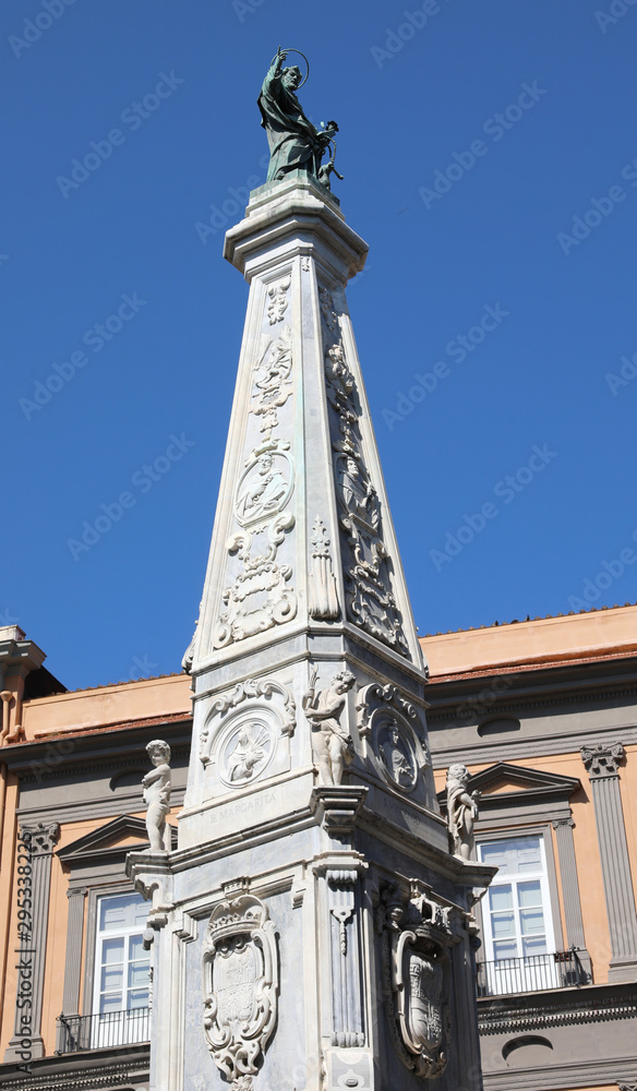 Big Obelisk with statue of Saint Dominic