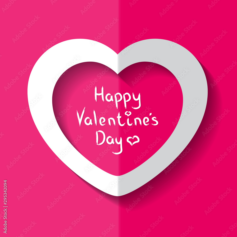 Vector illustration of Heart for Valentine s Day