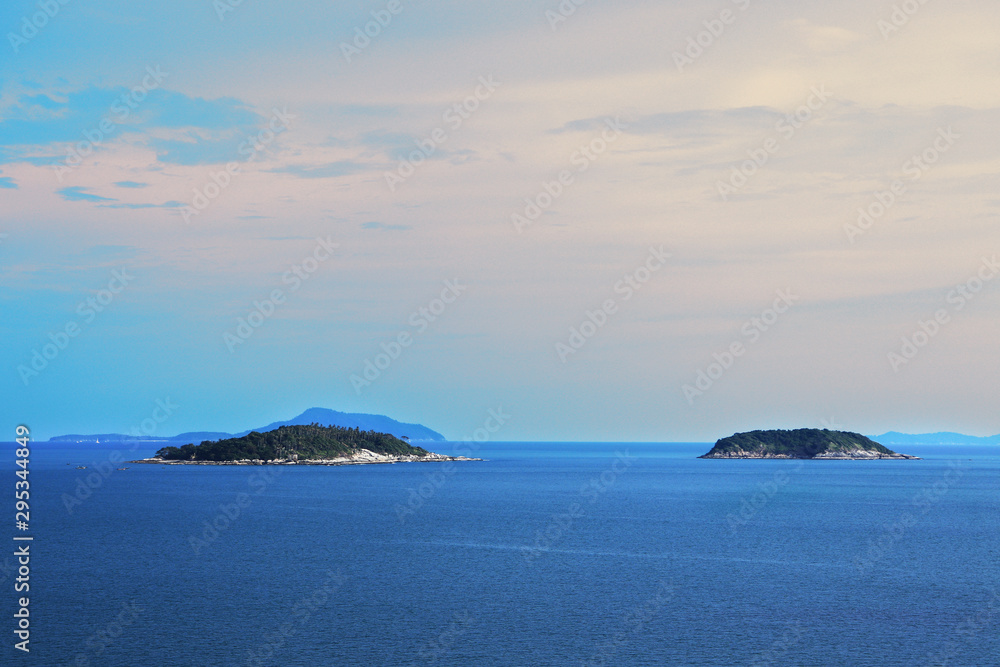 Fototapeta premium view of Andaman sea at Krating cape Phuket Thailand