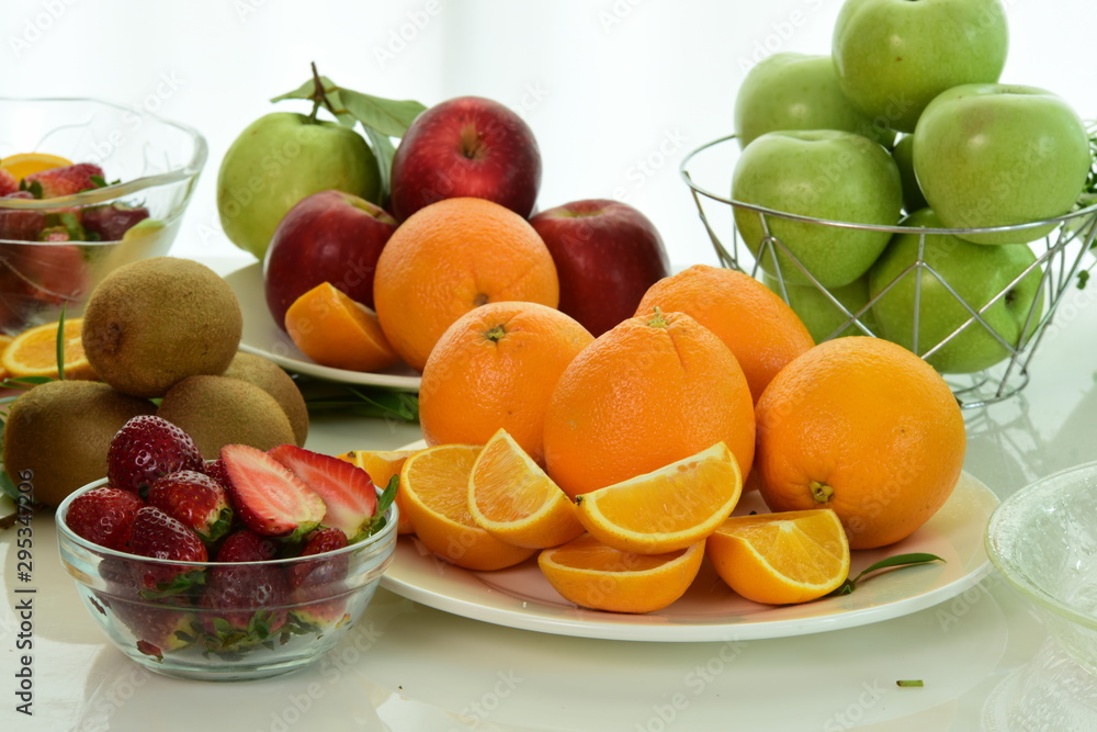 Fresh fruits and vegetables Fresh fruits and vegetables