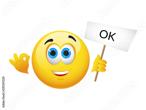 Yellow emoticons and emojis