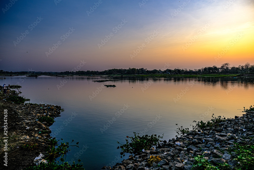 Fototapeta premium colo reservoir central java