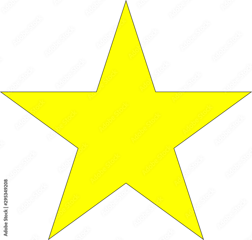 Fototapeta premium Yellow Star