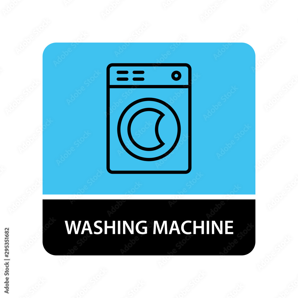 Washing machine icon for web and mobile Washing machine icon for web and mobile