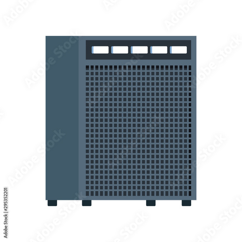 musical sound amplifier devices, flat design
