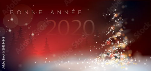 BONNE ANNÉE 2020 ROUGE