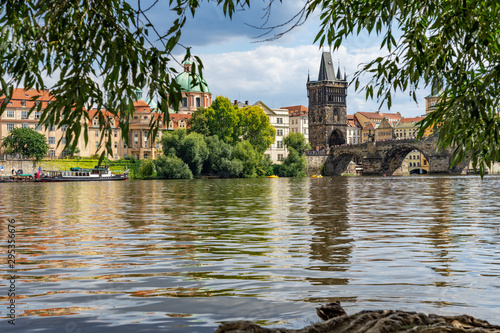 Charles Bridge Prague in Czech Republic.