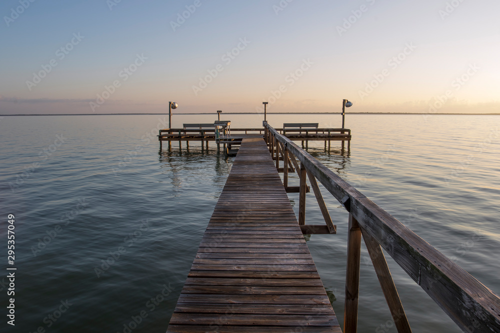 Sunrise over the bay