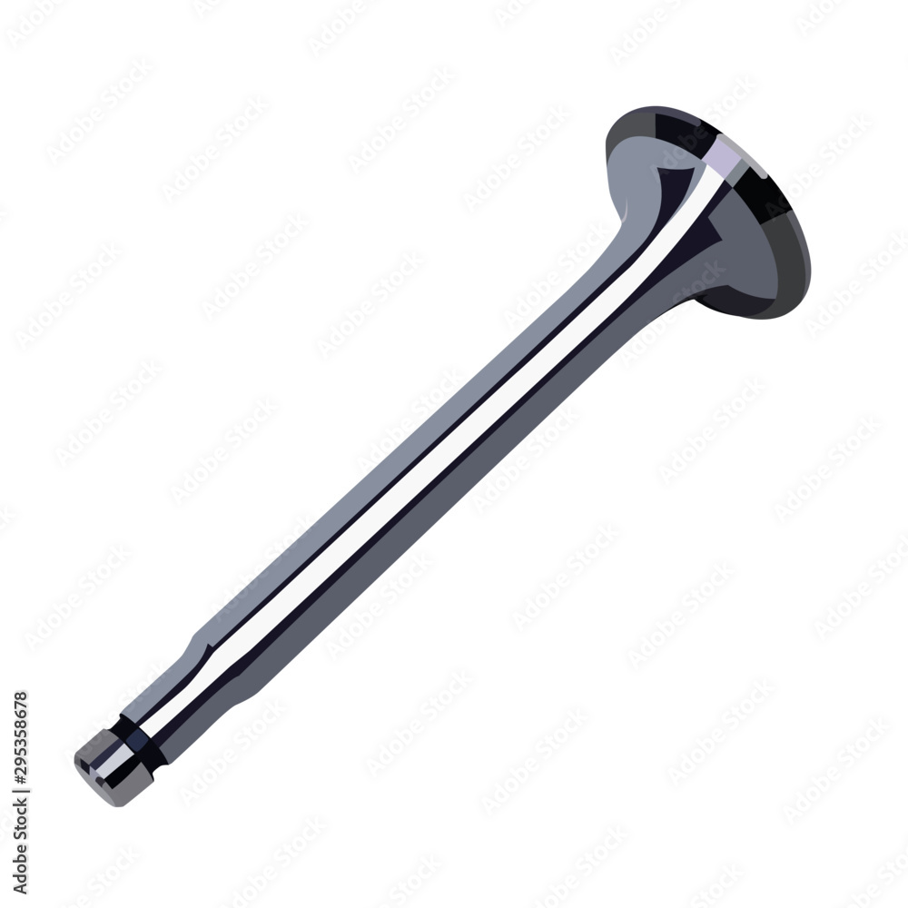 poppet valve realistic vector illustration isolated poppet valve realistic vector illustration isolated