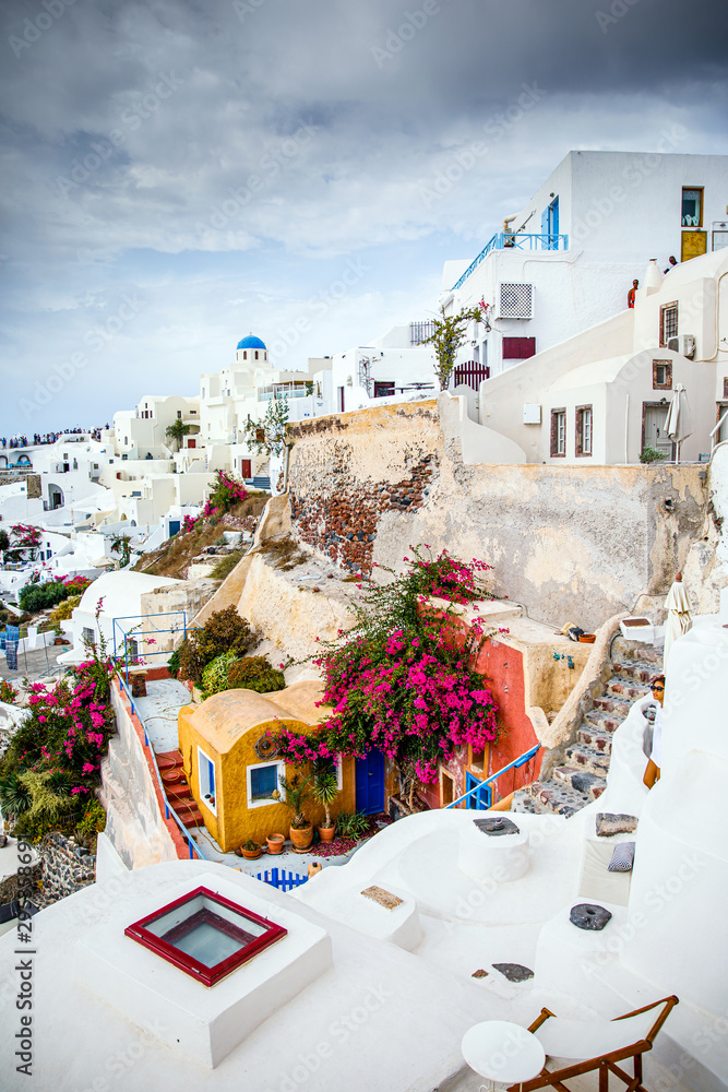 Fototapeta premium beautiful picture of santorini