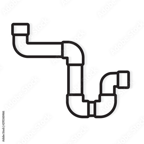 water pipe icon- vector illustration