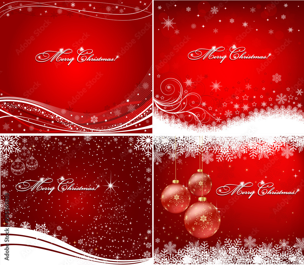 Christmas design card art vector set Christmas design card art vector set