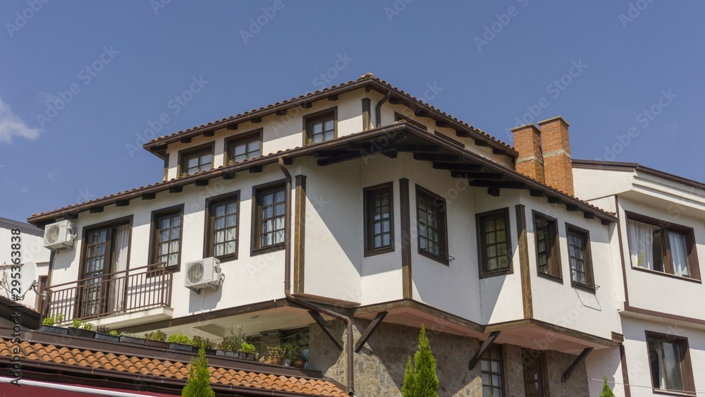 architecture details from ohrid town in northern macedonia