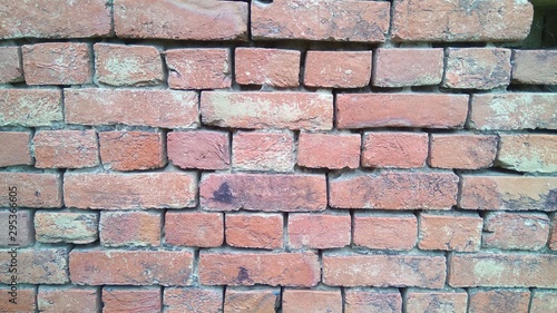 old brick wall fence texture