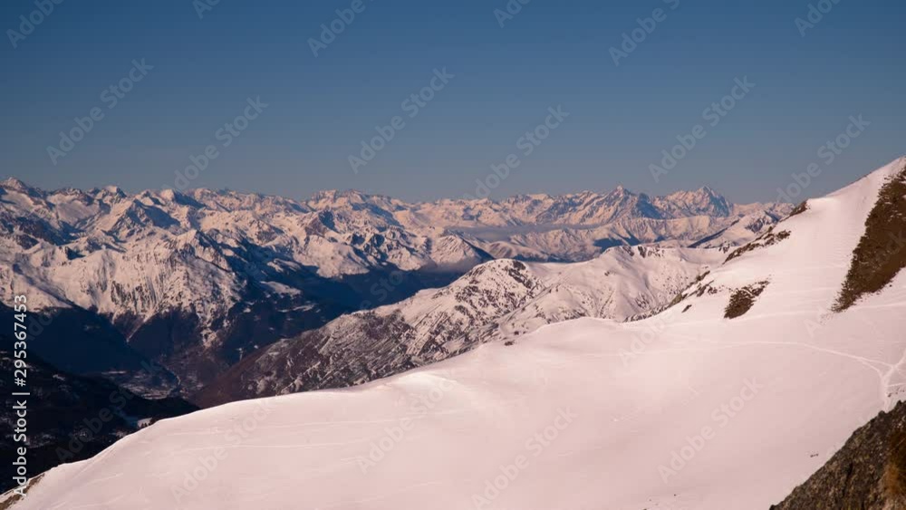 High up in the Pyrenees mountains High up in the Pyrenees mountains