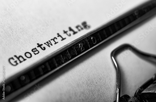 ghostwriting typewriter
