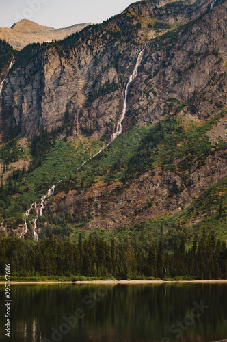 Lake with a mountain
